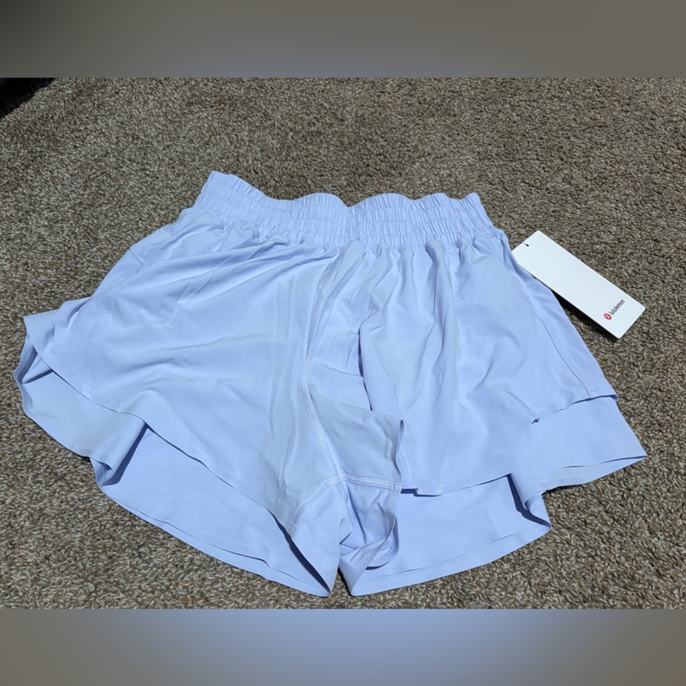 Serene Blue Lululemon Shake It Out High Rise Shorts 2.5” NWT Athletic Shorts - Picture 5 of 10